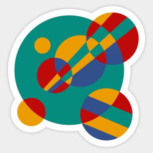 Abstract Circles Sticker